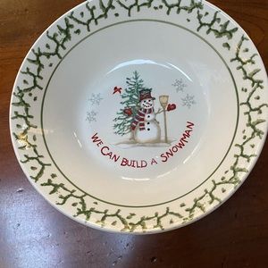 Pottery Holiday Bowl